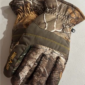 Hot Shot Men's Camouflage Hunting Gloves